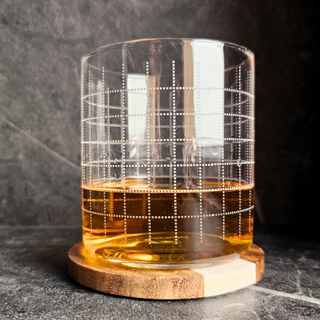 Grid Pattern Tumbler 340 ml (Set of 6)