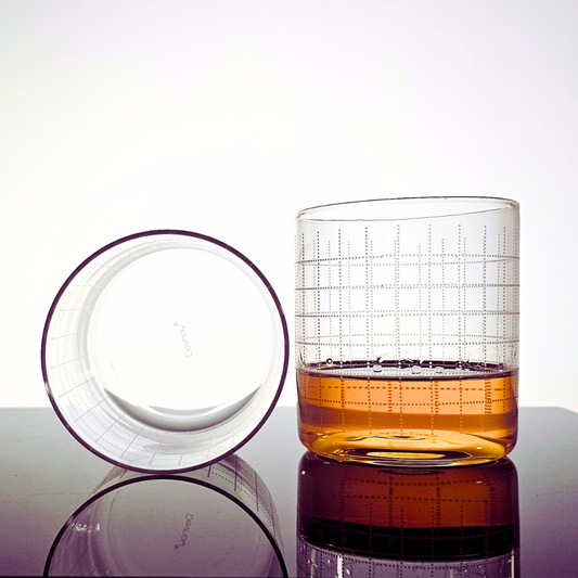Grid Pattern Tumbler 340 ml (Set of 6)